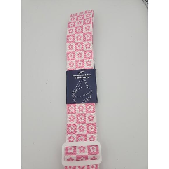 New Simply Southern Interchangeable‎ Cooler Strap Pink Flower For Vtg Cooler - Picture 2 of 4